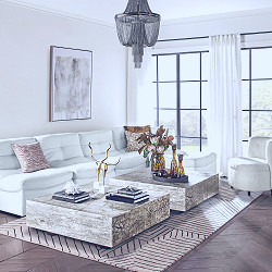 Silver Timber Coffee Table | Z Gallerie